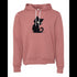Cartoon Black Cat Bella canvas hoodie 3719